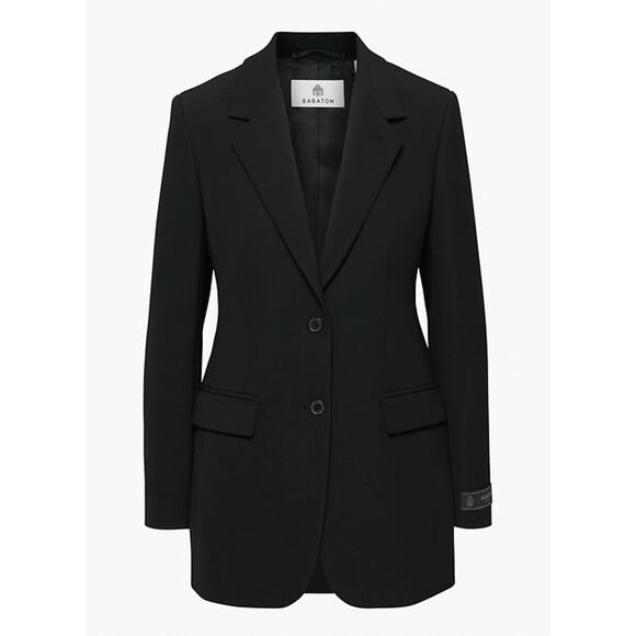 Babaton 'Fairfax' Black Polyester Blazer Size S - Picture 1 of 4